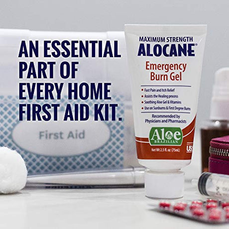 Alocane burn gel with aloe for first-degree burns