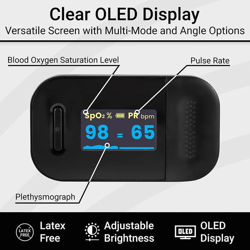 Vive Smart Pulse Oximeter – Bluetooth Compatible
