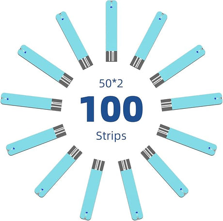 Metene TD-4116 Blood Glucose Test Strips – 100 Count