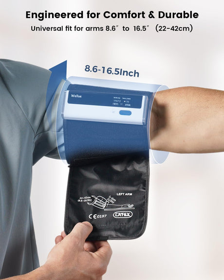 Wellue BP2A Smart Blood Pressure Monitor Upper Arm Cuff [Bluetooth]