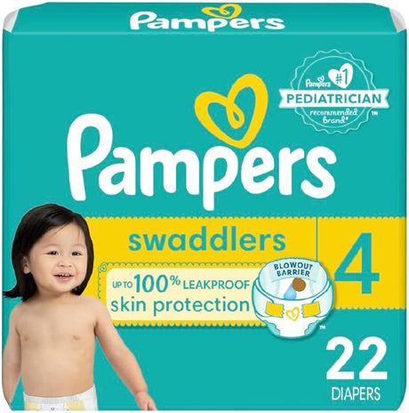 Pampers Swaddlers Diapers – Size 4