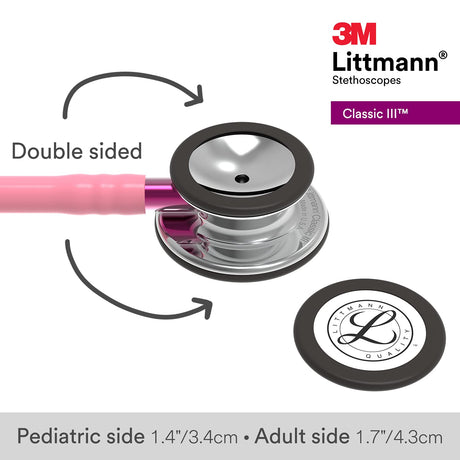 3M Littmann Classic III Stethoscope – Mirror Finish