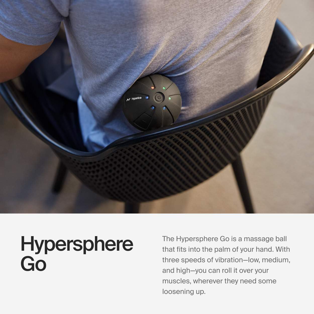 Hyperice Hypersphere Go – Vibrating Massage Ball – The Digital