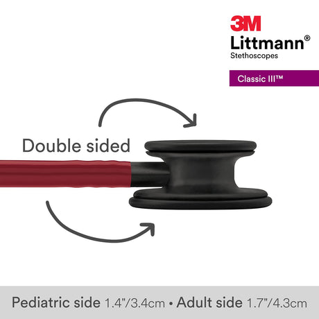 3M Littmann Classic III Stethoscope – Matte Black Finish