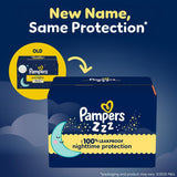 Pampers ZZZ Overnights Size 3 Diapers (16–28 lbs)