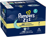 Pampers ZZZ Overnights Size 7 Diapers (41+ lbs) – 36 Count