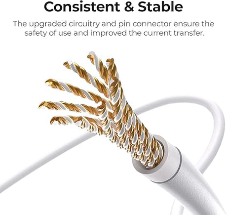 AUVON TENS Lead Wires – 2-Pack Durable Cables with 2mm Pin & 2.35mm Plug