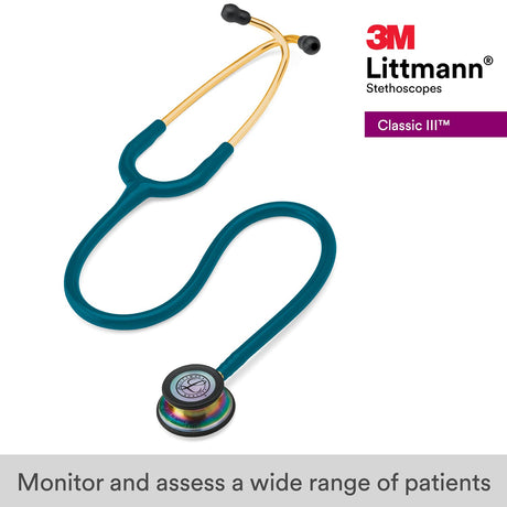 3M Littmann Classic III Stethoscope – Rainbow Finish