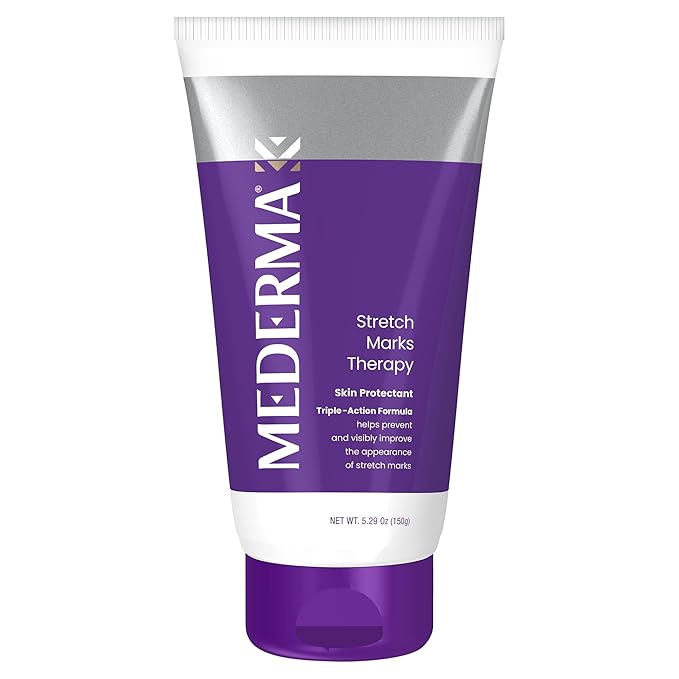 Mederma Stretch Marks Therapy 5.29 oz – Prevents and Reduces Stretch Marks, Safe for Pregnancy