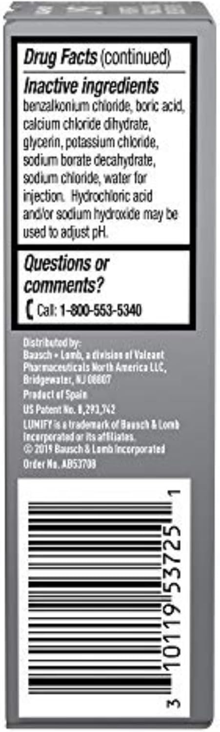 LUMIFY Redness Reliever Eye Drops 0.25 fl oz (7.5 mL)