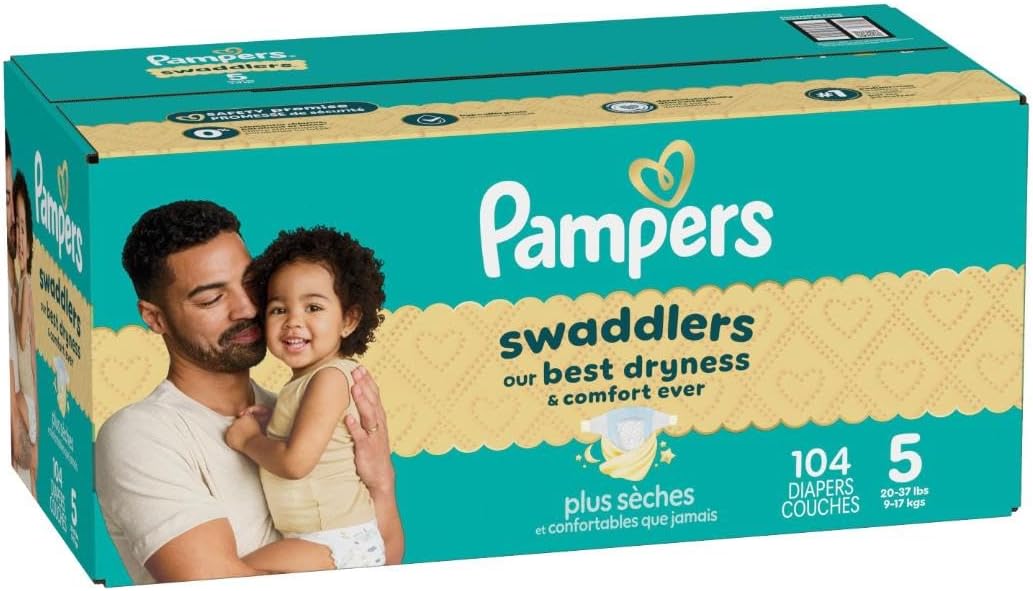 Pampers Swaddlers Diapers – Size 5