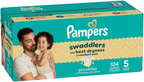 Pampers Swaddlers Diapers – Size 5