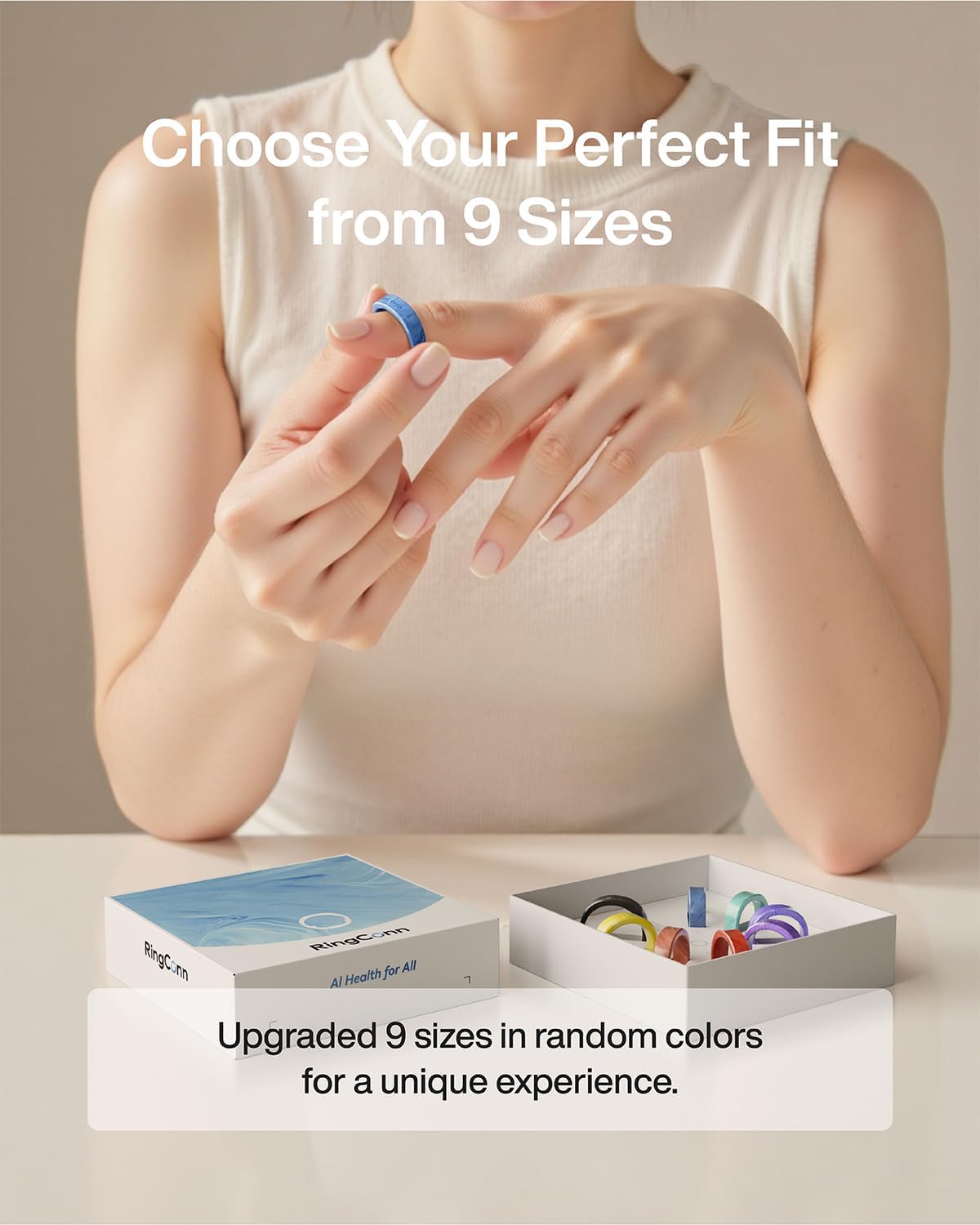 RingConn Gen 2 Air Sizing Kit – Smart Ring Size Finder