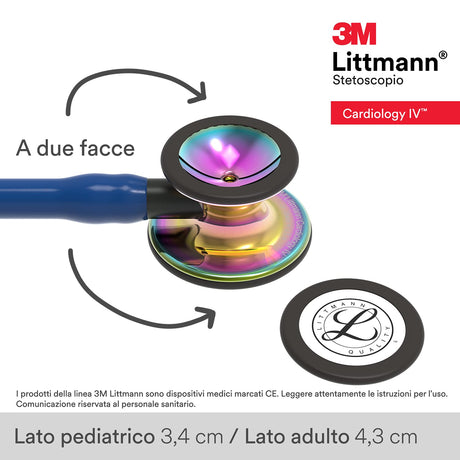 3M Littmann Cardiology IV Stethoscope – High Polish Rainbow Finish