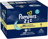 Pampers ZZZ Overnights Size 6 Diapers (35+ lbs)