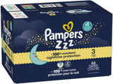 Pampers ZZZ Overnights Size 3 Diapers (16–28 lbs)