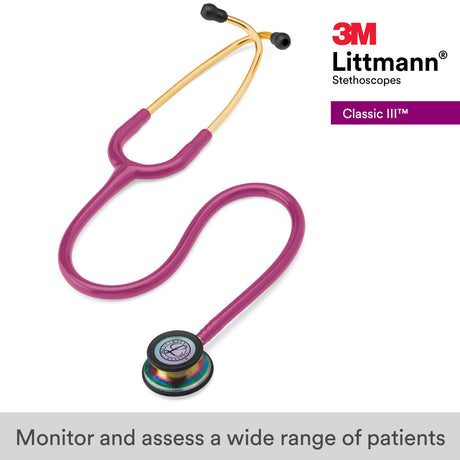 3M Littmann Classic III Stethoscope – Rainbow Finish