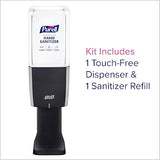 PURELL ES10 Touch-Free Sanitizer Dispenser Kit – Graphite, 1200 mL Refill Included