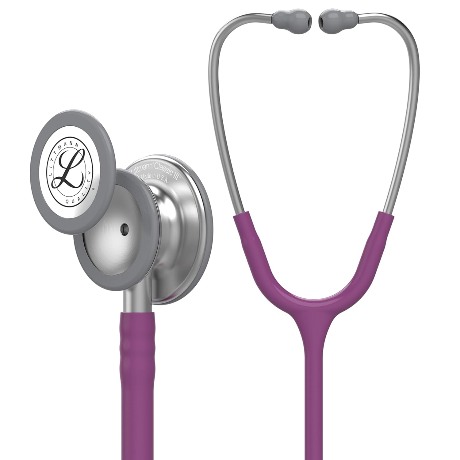 【Littmann Classic Ⅲ Stethoscope】 3M Littmann Classic III Stethoscope – Stainless Steel, Dual-Sided