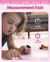 HealthTree Children's Fingertip Pulse Oximeter (Pink)