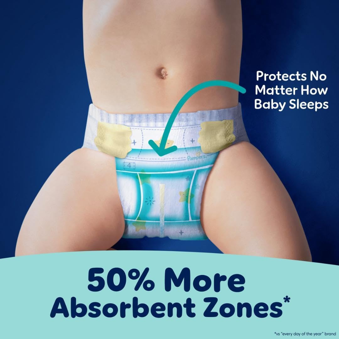 Pampers ZZZ Overnights Size 4 Diapers (22–37 lbs)