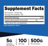 Nutricost Creatine Monohydrate – Unflavored, Micronized Powder