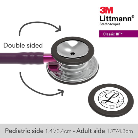 3M Littmann Classic III Stethoscope – Mirror Finish