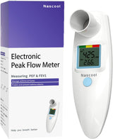 Nascool Digital Peak Flow Meter, Portable Lung Monitor