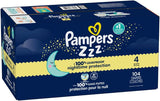 Pampers ZZZ Overnights Size 4 Diapers (22–37 lbs)