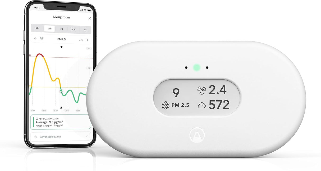 Airthings View Plus – Smart Indoor Air Quality & Radon Monitor [WiFi]