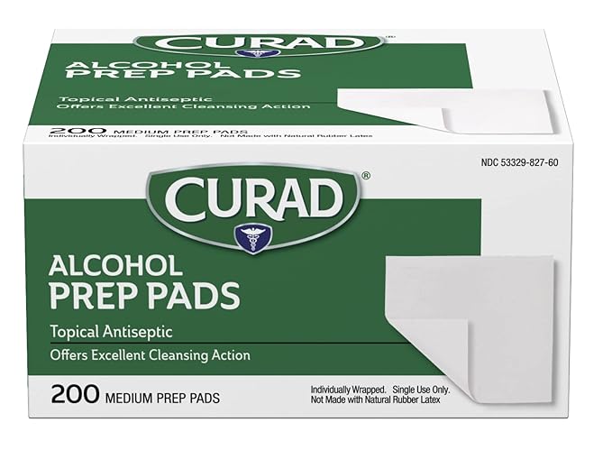 Curad Alcohol Disinfectant Prep Pads