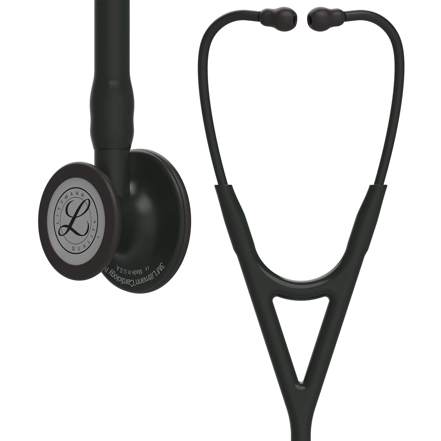 3M Littmann Cardiology IV ブラック Littmann Cardiology IV Stethoscope – Black Finish, Dual-Sided, ICU