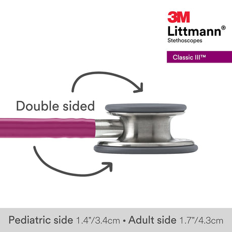 3M Littmann Classic III Stethoscope — Stainless Steel Finish