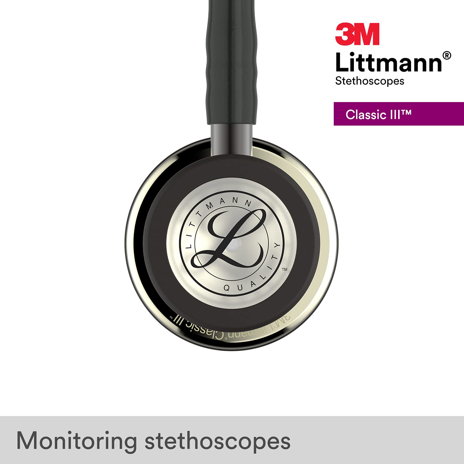 Littmann Classic III Stethoscope – Champagne Finish, 27