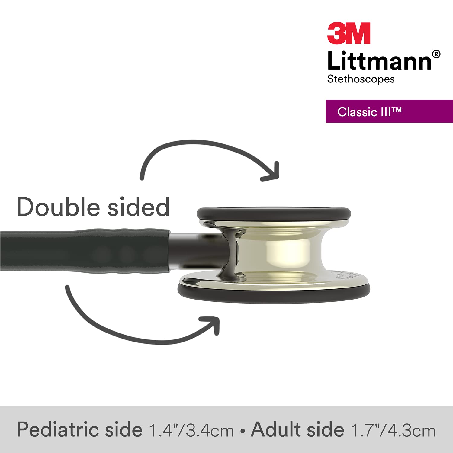 Littmann Classic III Stethoscope – Champagne Finish, 27