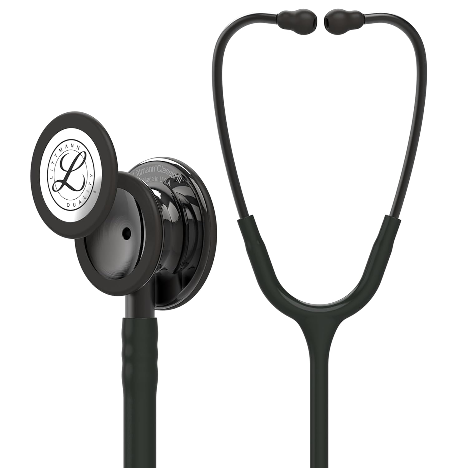 プロフェッショナル仕様！3M Littmann Classic III 3M Littmann Classic III Black Finish Stethoscope, Medical