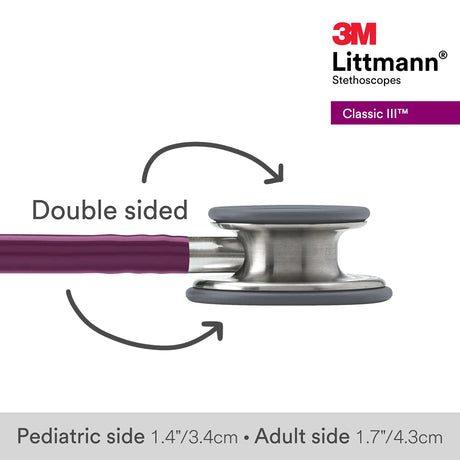 3M Littmann Classic III Stethoscope — Stainless Steel Finish