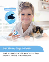 Kids Penguin Fingertip Pulse Oximeter (Blue)