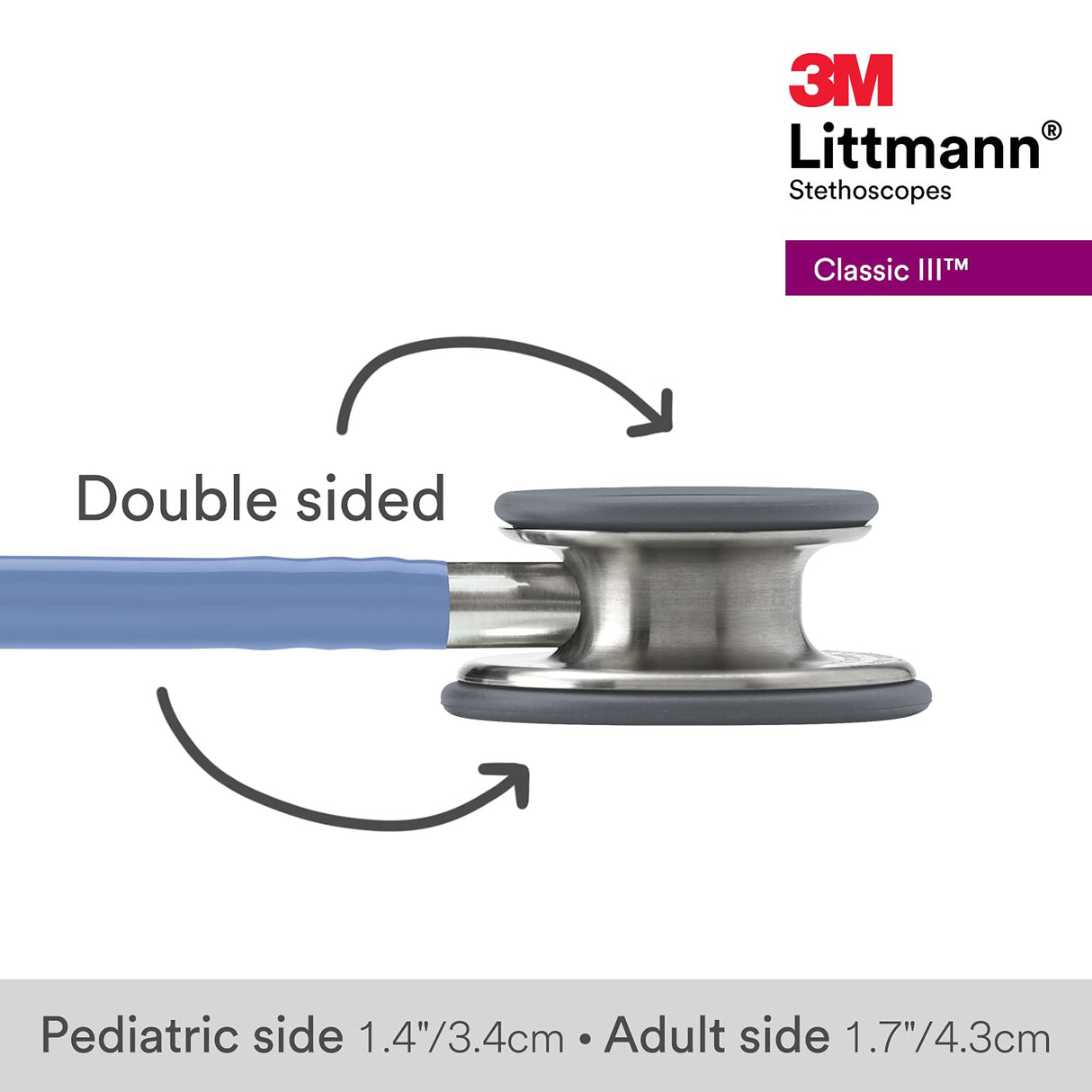 3M Littmann Classic III Stethoscope — Stainless Steel Finish