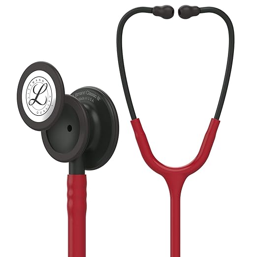 Littmann Classic III Stethoscope – Matte Black Finish, 27