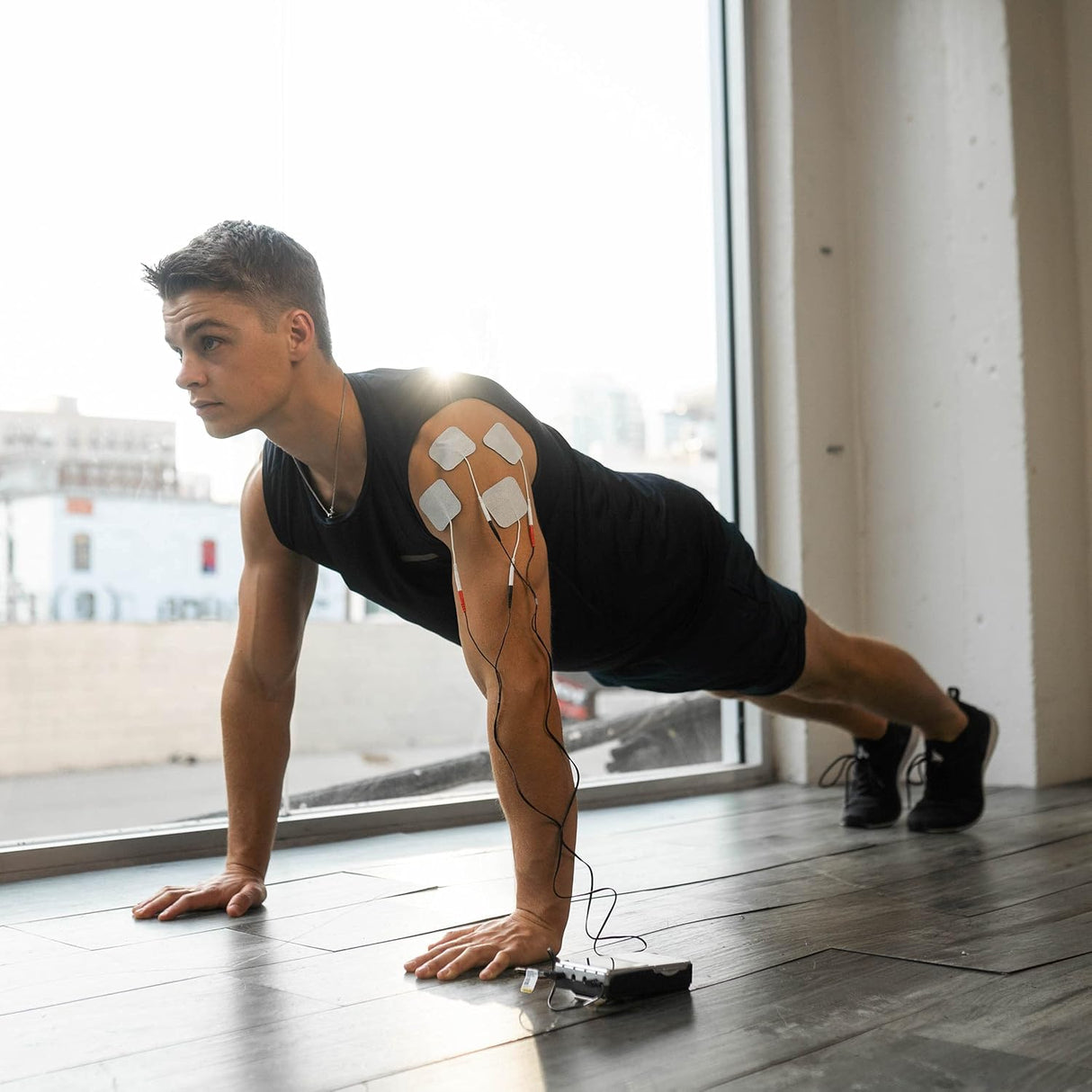 Roscoe Medical TENS & EMS Muscle Stimulator – 4 Channel OTC Unit