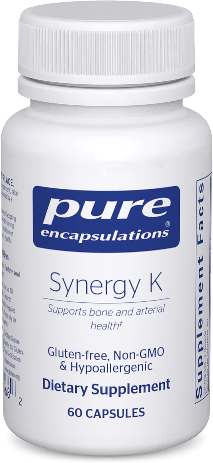 Pure Encapsulations Synergy K – Vitamin K1, K2 & D3