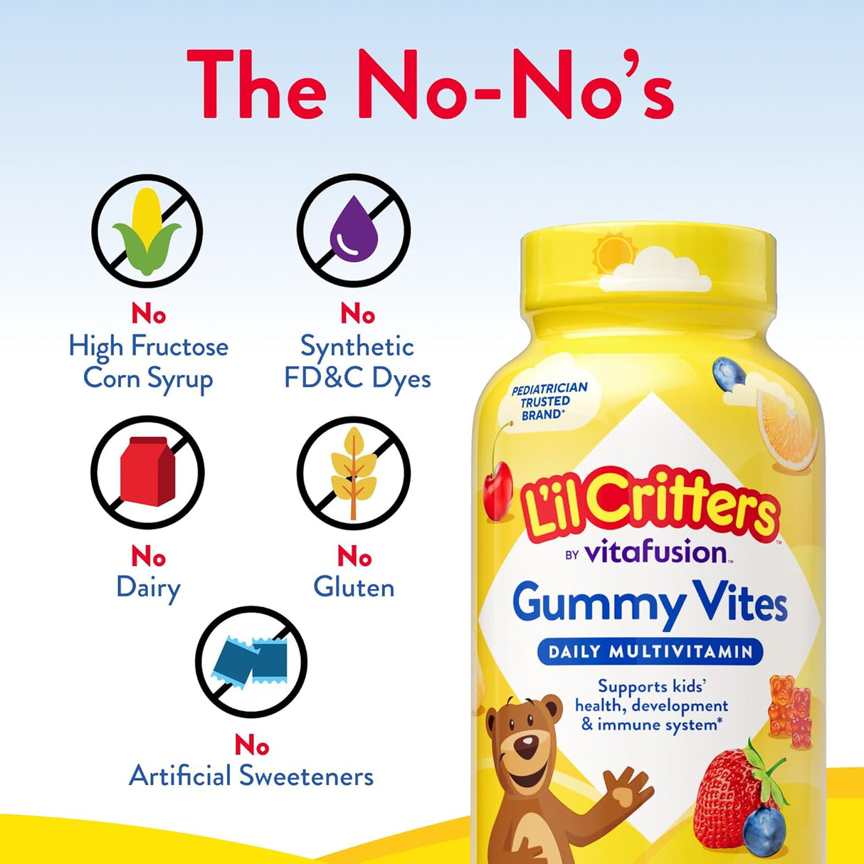 L'il Critters Gummy Vites Kids Multivitamins – 190 Count