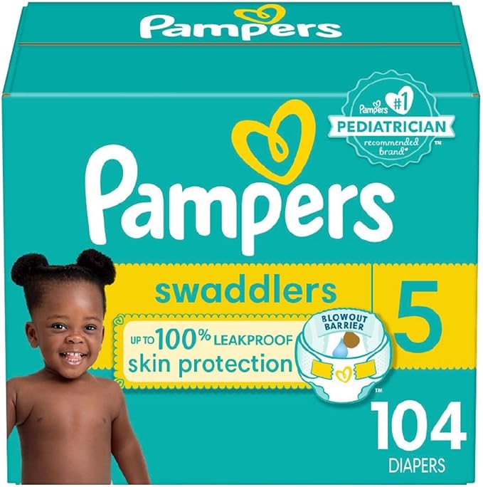 Pampers Swaddlers Diapers – Size 5