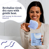 Cornea Care Rest Self Heating Warm Compress for Dry Eyes – 30 Count