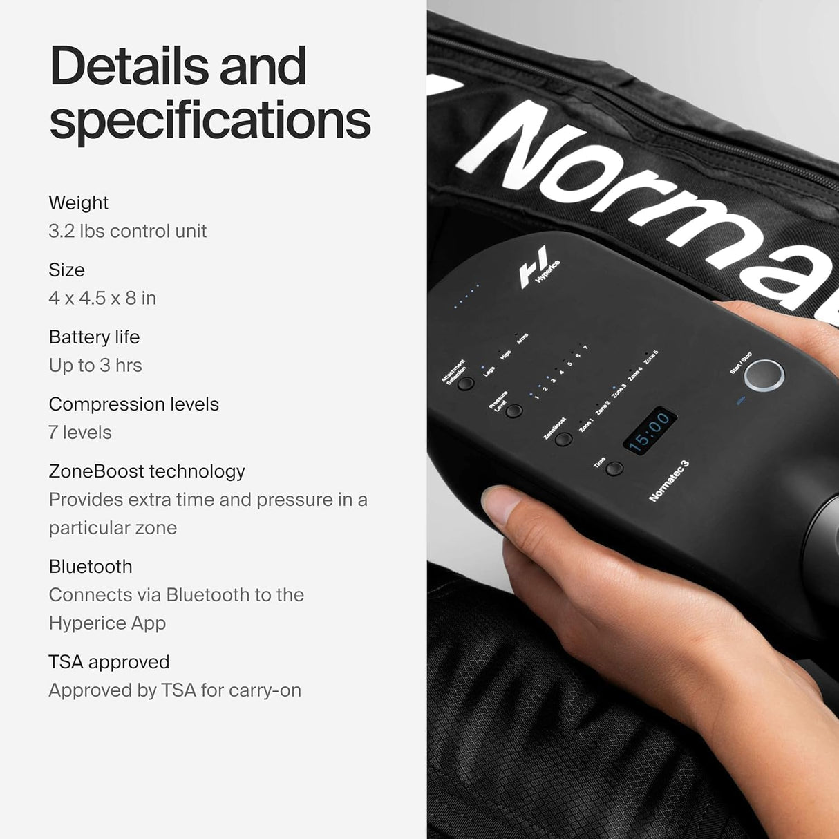 Hyperice Normatec 3 Recovery System – Standard Size Legs