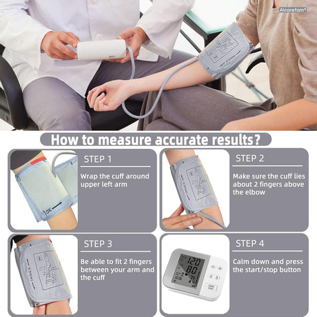 Replacement Blood Pressure Monitor Cuff with Connectors Pediatric to XXXL Sizes