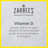 Zarbee's Vitamin D Drops for Infants – 400 IU (2-Pack)