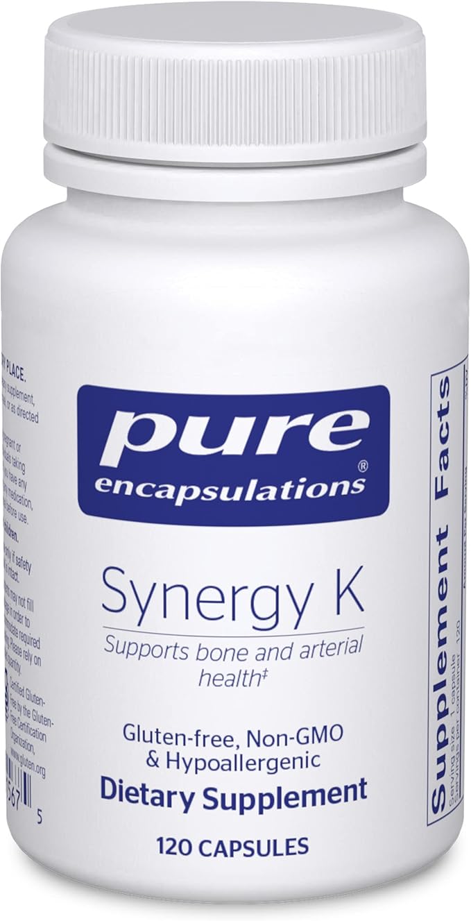 Pure Encapsulations Synergy K – Vitamin K1, K2 & D3