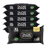 DUDE Wipes – Extra Large Flushable Wipes (6-Pack, 288 Wipes)